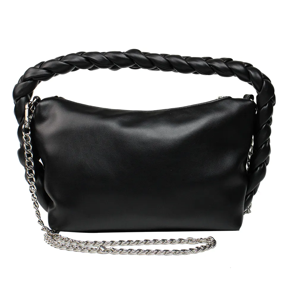 BSCI factory shoulder bag women wholesale Yiwu city clutch bag with braided handle handbags for women luxury
