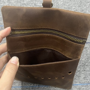 Pochette de rangement pour balles de golf Boshiho en cuir véritable, sport, luxe, imperméable, design durable, organiseur d'accessoires de golf, sac pratique - Product Image 6