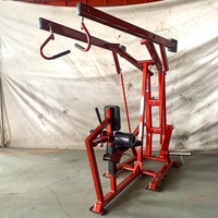 Máquina de Poleas para Ejercicios de Espalda, Equipo de Gimnasio Comercial, Máquina de Remo Alta