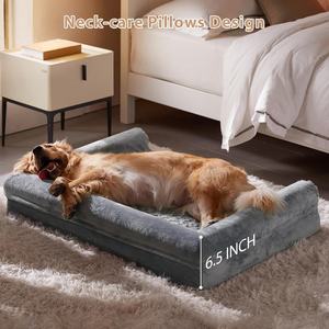 Cama ortopédica para perros medianos y grandes, sofá impermeable grande con funda lavable extraíble - Product Image 3