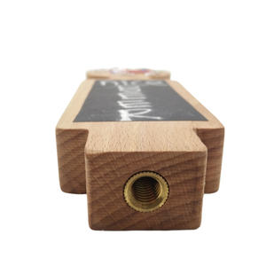 Venta al por mayor de fábrica china: Accesorios de barra para <span class=keywords><strong>cerveza</strong></span> con pizarra de madera clásica ecológica para <span class=keywords><strong>el</strong></span> hogar - Product Image 5
