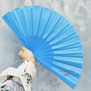 Custom Handheld Folding Fan Plastic Crafts with Colorful Anime Animal and Chinese Style Patterns for Festival Gifts