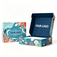 Échantillon Gratuit - Boîte Postale en Carton Ondulé E Flute Pliée sur Mesure, Impression Personnalisée du Logo de la Marque, Emballage en Carton pour Envoi Postal