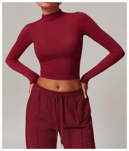 Sudaderas de Manga Larga <span class=keywords><strong>para</strong></span> Mujer, Conjuntos Deportivos con Logotipo Personalizado OEM, Ropa de Gimnasio <span class=keywords><strong>para</strong></span> Mujer, Conjuntos de <span class=keywords><strong>Yoga</strong></span> con Logotipo Personalizado - Product Image 3