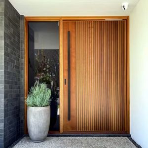 יצרן ישיר הוריקן ישיר-בניין חיצוני דלת כניסה לבית חוץ דלת ביטחון הזזה שער מסך פיברגלס - Product Image 1