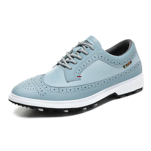 <span class=keywords><strong>Chaussures</strong></span> de <span class=keywords><strong>golf</strong></span> en cuir <span class=keywords><strong>imperméable</strong></span> de qualité supérieure pour hommes semelle antidérapante en caoutchouc respirant option pour femmes disponible vente en gros directe pour l'été - Product Image 2