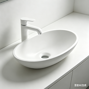 Nuevo Diseño Moderno de Lavabo de Piedra Sinterizada con Pedestal para Wudu, para Mezquita, Hotel, Baño, con Grifo Incluido - Product Image 6