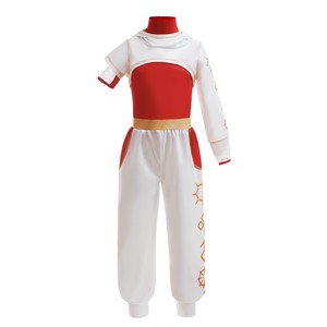 Disfraz Infantil de Tres Piezas Rojo y Blanco para Fiesta de Halloween, Conjunto de Ropa para Niñas - Product Image 1