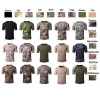 Ropa de caza Pantalones y camisetas tácticas Camisetas de camuflaje Camiseta táctica Ropa de caza Muestra gratis para hombres