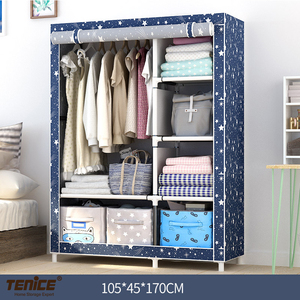 <strong>Bedroom</strong> Portable Closet Clothes Storage Cabinet Wardrobe Organiser Tenice Heavy Duty Modern Home Furniture <strong>Bedroom</strong> <strong>Accessories</strong> - Product Image 5
