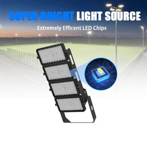 Projecteur à mât haut LED IP66 IK10 240W/480W/720W/960W Puce Lumileds 155Lm/W Aluminium moulé sous pression Lentille en PC 3000-6500K 5 ans d'éclairage - Product Image 4