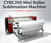 Machine à sublimation rotative CYBC200 MINI pour papier et tissu, presse à chaud rotative pour transfert thermique 200*1700
