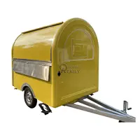 Remorque de nourriture Mobile chariot de Hot-Dog personnalisé kiosque de restauration rapide d'europe pour la vente de crème glacée avec Certification CE 2022