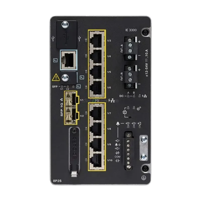 IE-3300-8T2S-E IE3300 Rugged Series With 8 GE Copper And 2 GE SFP Modular Network Essentials Switch