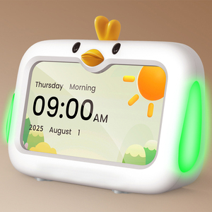 <span class=keywords><strong>Reloj</strong></span> Despertador Electrónico para Niños, <span class=keywords><strong>Reloj</strong></span> Digital <span class=keywords><strong>de</strong></span> Entrenamiento del Sueño con Luz Nocturna <span class=keywords><strong>de</strong></span> Ruido Blanco, Material ABS para Sala <span class=keywords><strong>de</strong></span> Estar y Baño - Product Image 1