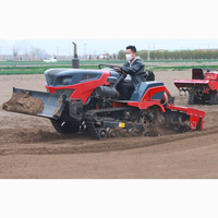 Tracteurs agricoles à chenilles 30hp 50hp 80hp 100hp 120hp, forte traction, prix bas
