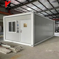 Structure modulaire préfabriquée pliable à montage rapide pour maison conteneur, installation rapide pour l'hébergement des travailleurs