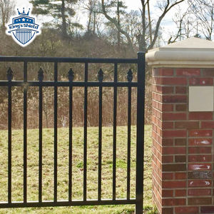 Panneau de clôture en <span class=keywords><strong>palissade</strong></span> galvanisé en fer forgé pour jardin extérieur bon marché - Product Image 5