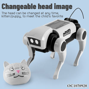 Nuove idee di prodotto 2025 le tendenze 2 in1 bambini in plastica elettronica realistica macchina di controllo remoto Stunt Dog Robot gatto giocattoli intelligenti - Product Image 5