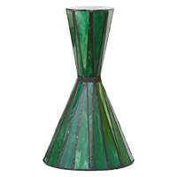 Base de lampe décorative en verre teinté Blivuself de 21 pouces, remplacement avec 6 options de couleur pour abat-jour de 8 à 14 pouces