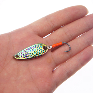 2.5g 3.5g 5g Kim Loại câu cá thu hút Giấy nến cứng Spinner câu cá muỗng mồi pesca câu cá biển sâu jigging lures - Product Image 2