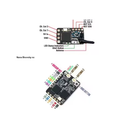 Original TBS CROSSFIRE MICRO TX V2 STARTER SET MICRO TX V2 CRSF PPM Protocole 915Mhz Émetteur longue portée pour la course