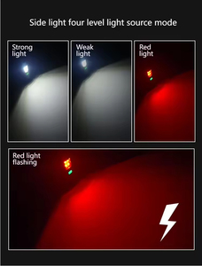 ไฟฉาย LED ขนาดเล็กความสว่างสูง พร้อมไฟด้านข้าง ชาร์จซ้ำได้ สำหรับใช้ในบ้านกรณีฉุกเฉิน แบตเตอรี่ใช้งานได้ยาวนาน - Product Image 5