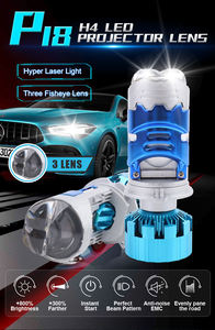 Lente Laser Tri <span class=keywords><strong>H4</strong></span> <span class=keywords><strong>Led</strong></span> Biled proiettore lente 170W 18000LM <span class=keywords><strong>Mini</strong></span> <span class=keywords><strong>H4</strong></span> Laser Biled lente proiettore - Product Image 2
