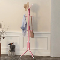 Porte-manteau sur pied moderne en métal avec porte-chapeaux pour entrée, salle de bain, salon ou chambre à coucher