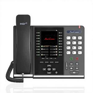 Teléfono VoIP Ejecutivo SC-2068-HPE para Uso Empresarial en Oficinas, 18 Líneas, Soporte POE, Módulo de Expansión, BLF, Red IP - Product Image 1