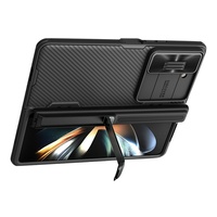Étui de téléphone magnétique pliable de luxe Nillkin, coques de protection, protection de l'appareil photo pour téléphone mobile Samsung Z Fold 5/W24