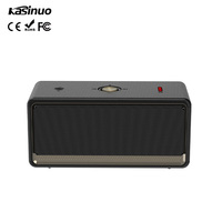 Enceinte sans fil Bluetooth 5.3 style rétro Kasinuo JH05, vente en gros usine, en plastique, avec lumière flash RGB, basses puissantes 20W, TWS, FM, TF, USB