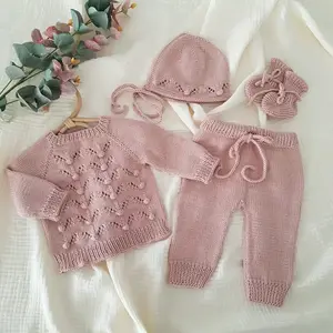 Fabrik preis Baby Baumwolle Stram pler Frühling Herbst Baby Baumwolle Langarm Neugeborene Baby Kleidung Set