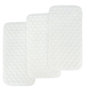 Fasciatoio per pannolini impermeabile lavabile altamente assorbente in tessuto iposensibile per neonati 3 conteggi - Product Image 1