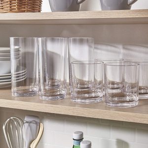Große <span class=keywords><strong>Glass</strong></span> chale 12 Unzen und 16 Unzen klares Wasser Kaffee Tee Glas Runde Tasse