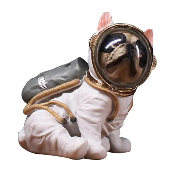 Wohnkultur Astronaut Hund Harz Malerei Skulptur Kreative moderne Kunst Stil