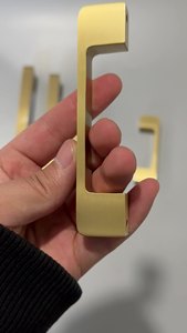 Modern Solid Brass Cabinet Handles Wardrobe Drawer Gold Cabinet <strong>Door</strong> Handles Pulls - Product Image 5