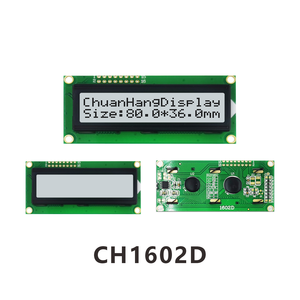 1602 <span class=keywords><strong>LCD</strong></span> 디스플레이 CH1602D 단색 STN 문자 1602 <span class=keywords><strong>LCD</strong></span> 디스플레이 모듈 16x2 액정 문자 모듈 더블 행 - Product Image 2