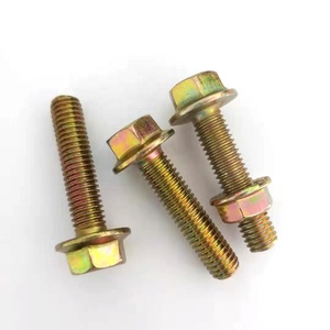 Bán Sỉ Bu Lông Mặt Bích Lục Giác DIN 6922 Màu Mạ Kẽm Chất Lượng Cao Có Chuôi Giảm - Product Image 3