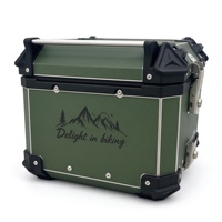 Top case de moto étanche, boîte arrière en aluminium à dégagement rapide pour les longs voyages d'aventure