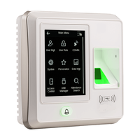 Terminal d'empreintes digitales IP avec écran tactile de 2,8 pouces ZK SF300, sortie Wiegand, TCP/IP, hôte USB, 3000 empreintes digitales, logo personnalisé