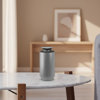 Diffuseur d'huiles essentielles sans eau, portable, en aluminium, rechargeable par USB, purificateur d'air domestique, batterie 2000 mAh, 10 ml d'huile essentielle, contrôlé par application