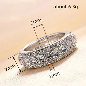 Anello Stile Hip-Hop con Design a Fascia Intera per Uomini e Donne - Product Image 5
