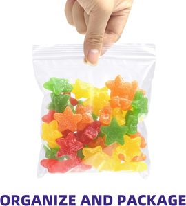 Biểu tượng tùy chỉnh Ống đồng in PE trong suốt có thể tái chế <span class=keywords><strong>3</strong></span> bên con dấu dây kéo túi cho cáp dữ liệu thực phẩm bao bì thương mại tự - Product Image 4