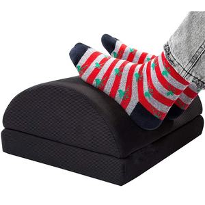 Repose-pieds inclinable avec massage pour soulager les douleurs au <span class=keywords><strong>dos</strong></span>, aux hanches et aux genoux, idéal pour chaise <span class=keywords><strong>de</strong></span> bureau et bureau <span class=keywords><strong>de</strong></span> jeu, coussin <span class=keywords><strong>de</strong></span> repose-pieds - Product Image 1