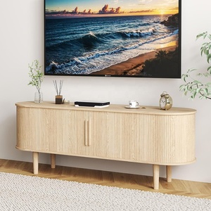 Tủ để tivi phòng khách, chất liệu gỗ, kiểu dáng trượt, tích hợp kệ để đồ đa năng - Product Image 2