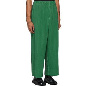 <span class=keywords><strong>Pantaloni</strong></span> da <span class=keywords><strong>uomo</strong></span> inverno Mid Rise alla moda verde rilassati <span class=keywords><strong>pantaloni</strong></span> pieghettati - Product Image 2