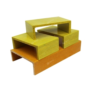 Canal de pultrusión FRP en forma de <span class=keywords><strong>C</strong></span>, fibra de vidrio, perfiles, vigas de canal FRP en U - Product Image 6