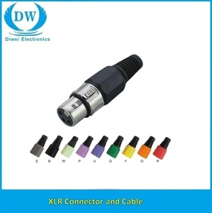 Connecteurs de câble Diwei <span class=keywords><strong>DIN</strong></span> Type <span class=keywords><strong>XLR</strong></span> 3 broches mâle/femelle avec boîtier en alliage de zinc IP67, idéaux pour l'automobile - Product Image 4