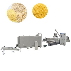 Ligne de production automatique motorisée de <span class=keywords><strong>couscous</strong></span> de riz extrudé et expansé, machine d'extrusion haute vitesse en acier inoxydable - Product Image 2
